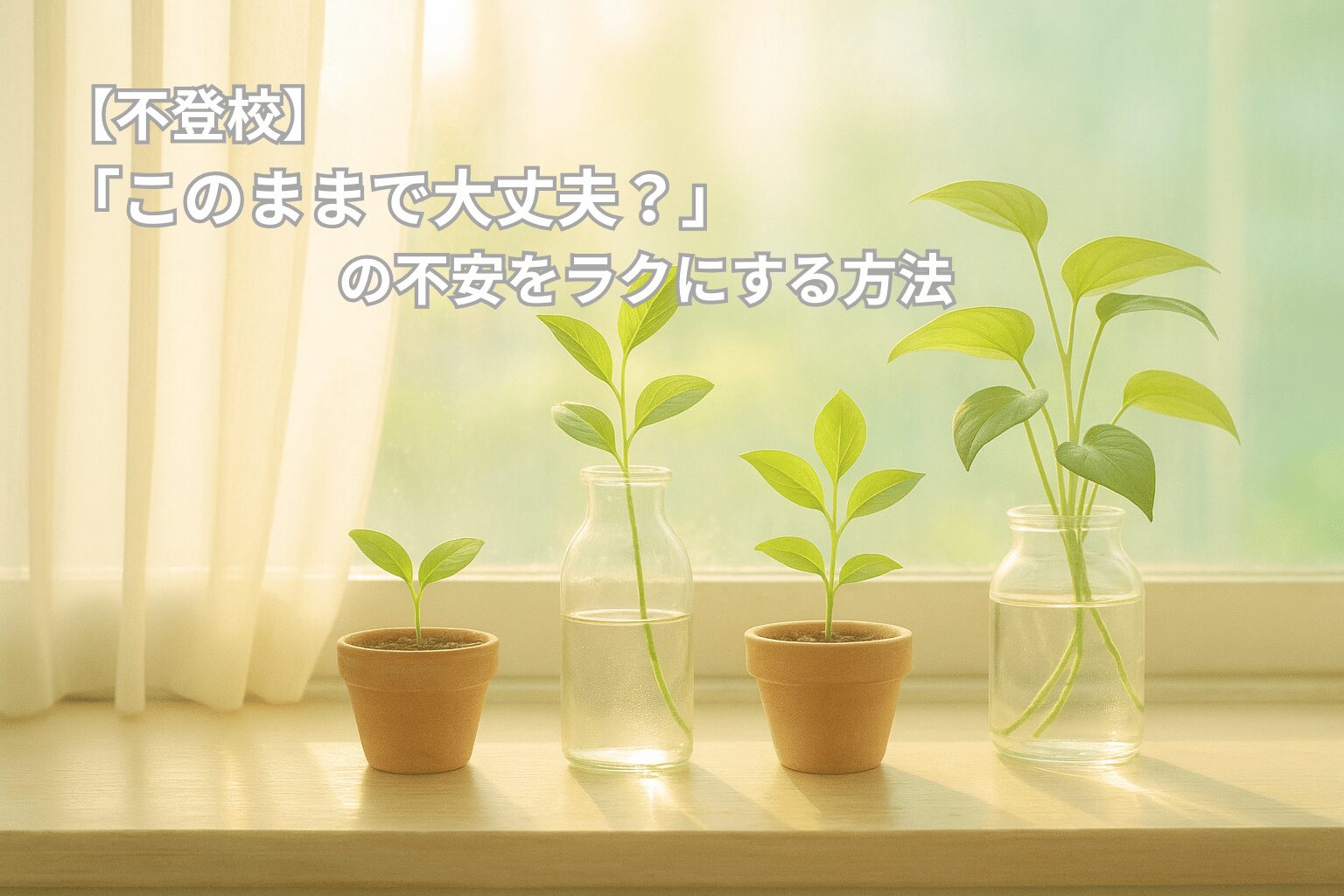 【不登校の親へ】できていないことばかり見ていた私が気づいた“本当に大切なこと”
