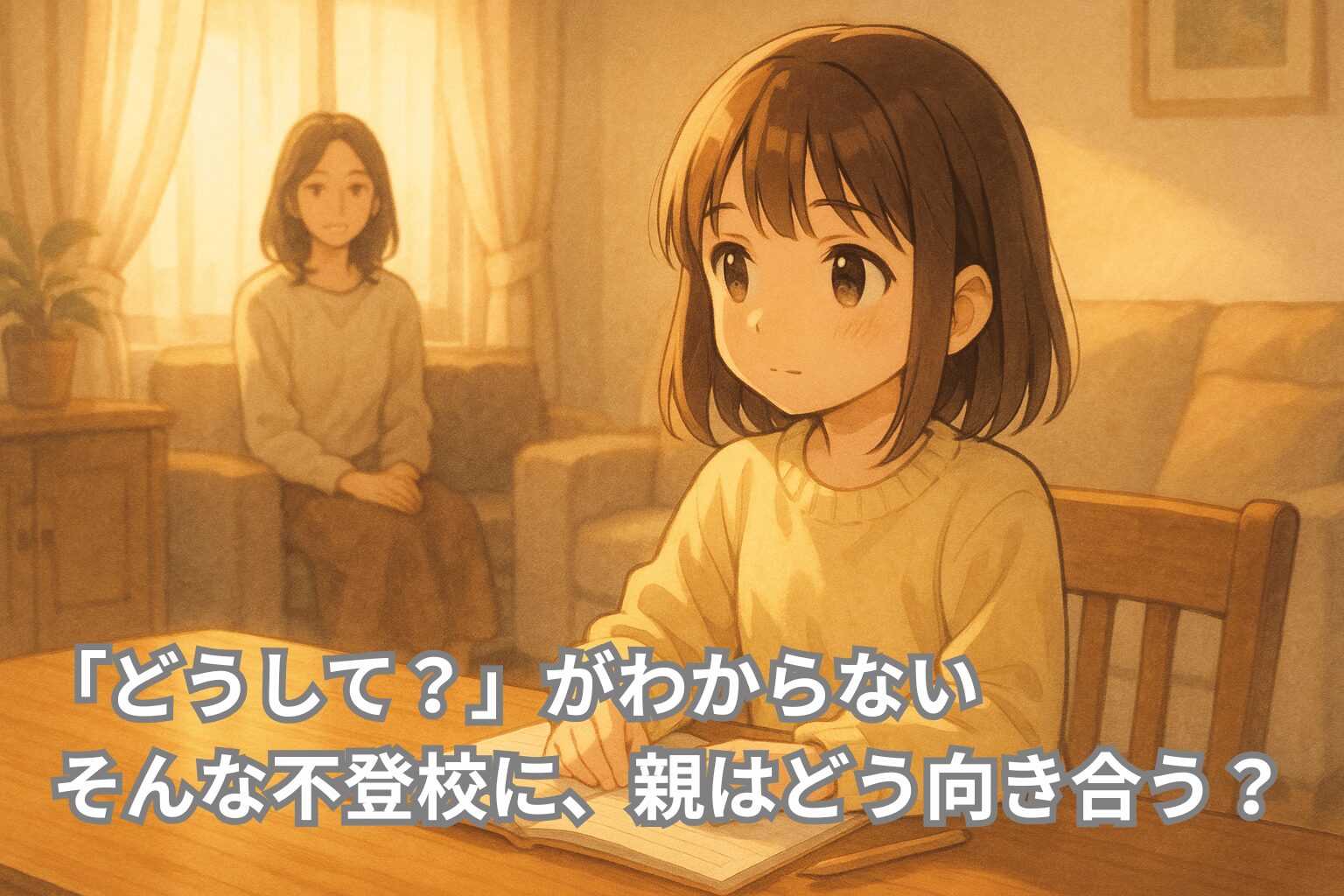 【小学生】不登校の原因がわからないとき、親ができること