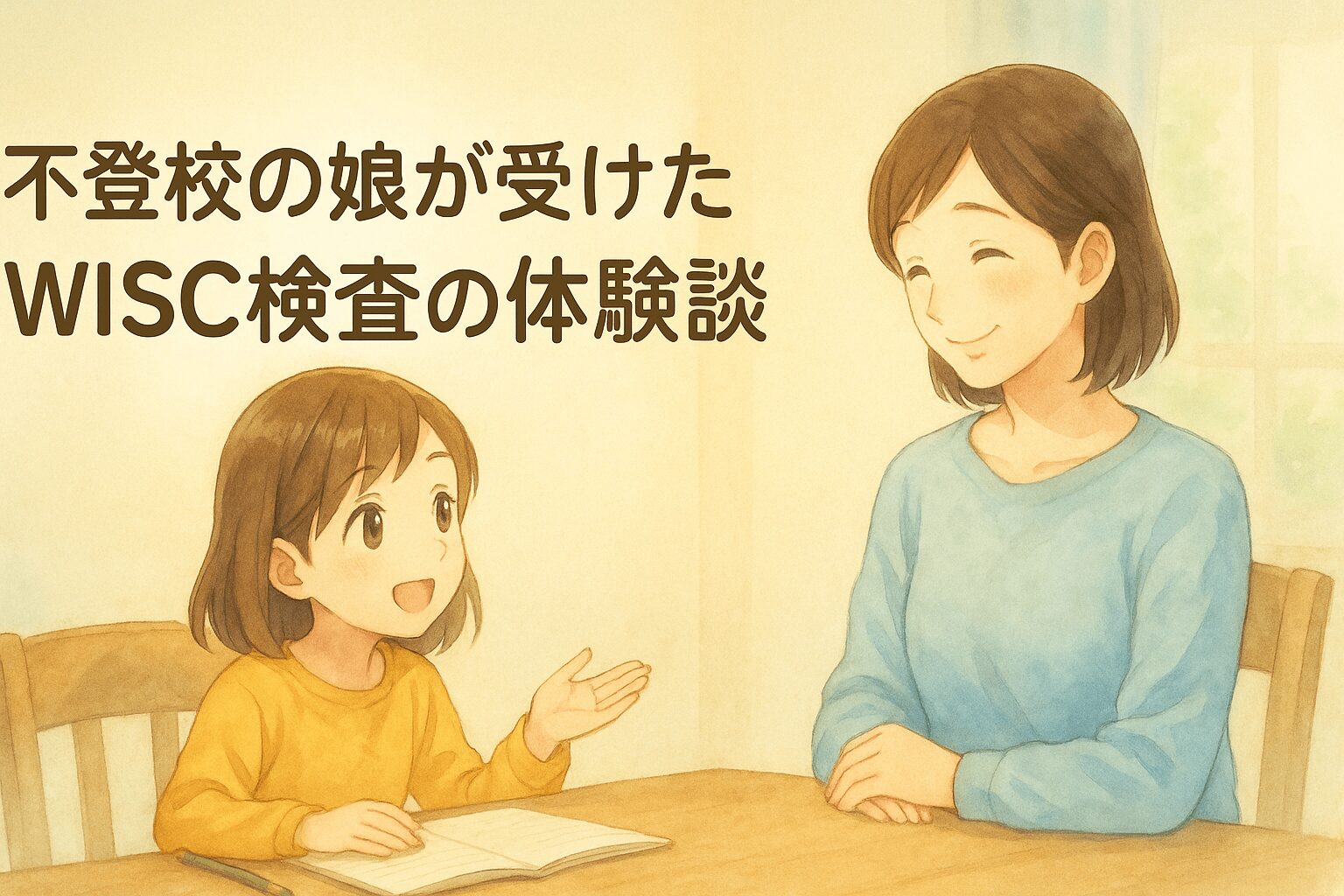 WISC検査とは？ 不登校の娘が受けた結果と見えてきた特性と気づき